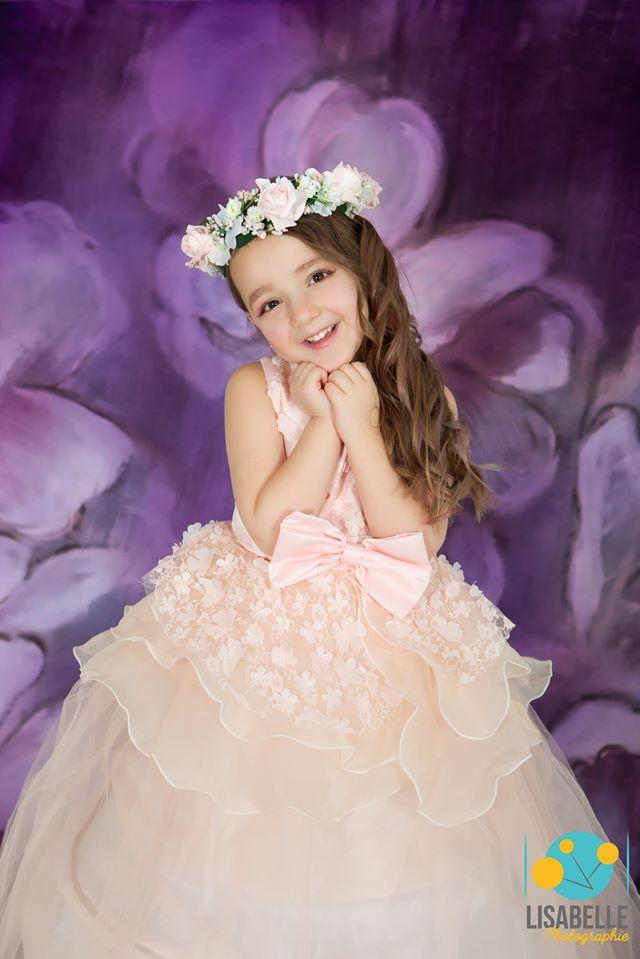 Kate Sweep Fine Art Backdrop Purple Painting Florals for Photography - Kate Backdrop AU