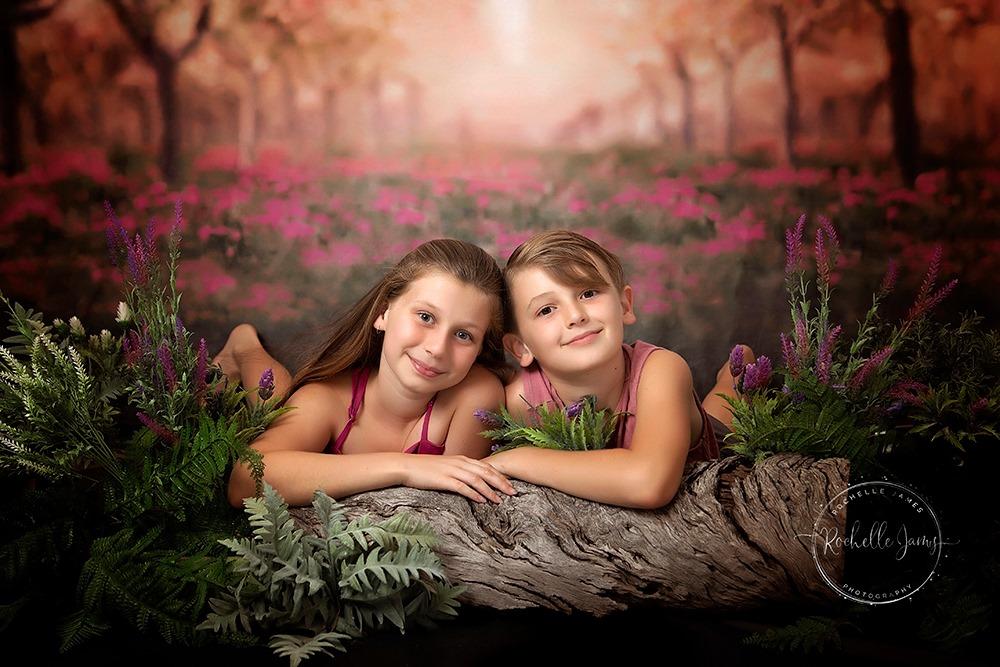 Kate Spring Cherry Blossoms Orchard Backdrop for Photography Designed by Lisa Granden - Kate Backdrop AU