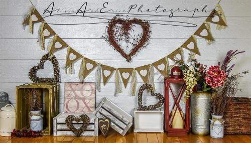 Kate Valentine's Day Decorations Backdrop Designed by AAE Photography