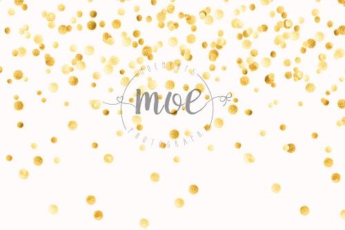 Kate Cake Smash Backdrop Gold Dots Designed By Moements Photography