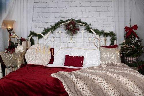 Kate Christmas Headboard Backdrop Designed By Angela Marie Photography