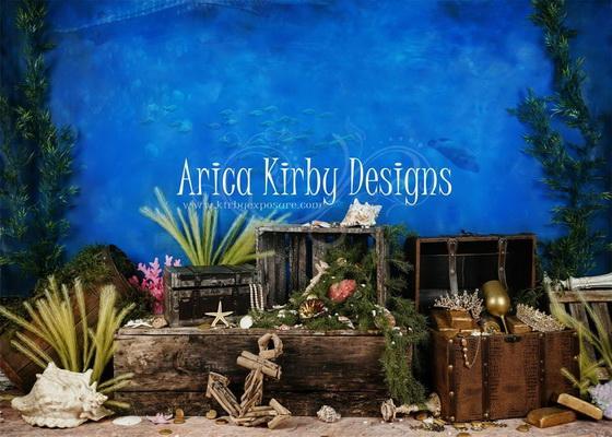 Kate Under the Sea with Fish Backdrops Designed by Arica Kirby - Kate Backdrop AU