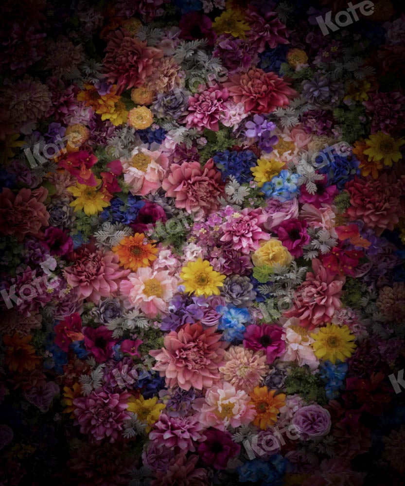 Kate Fine Art Colorful Flowers Backdrop Designed by Chain Photography - Kate Backdrop AU