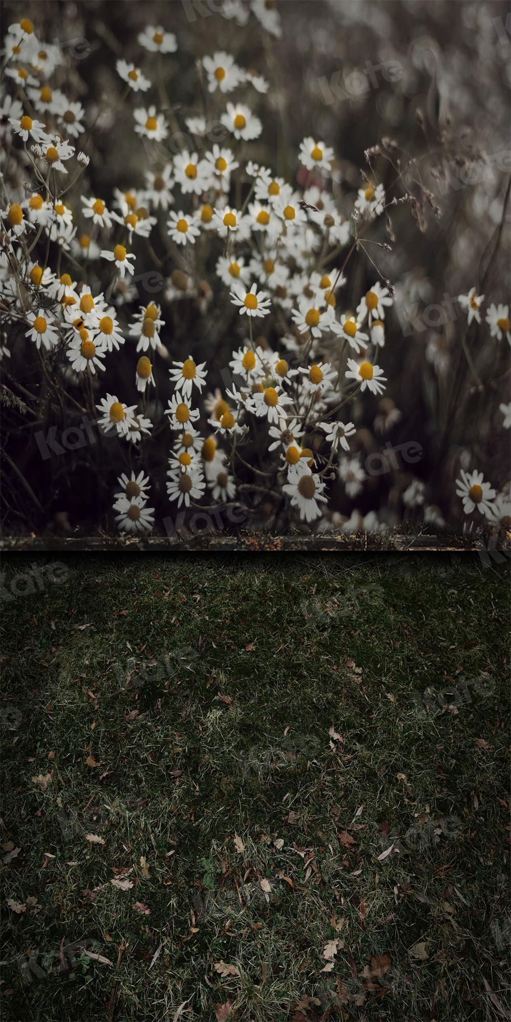Kate Sweep Backdrop Scenery Flowers Grass for Photography - Kate Backdrop AU