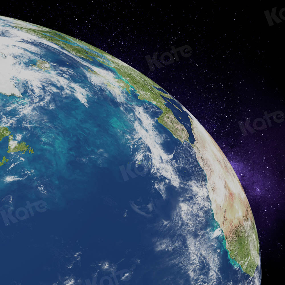 Kate Night Sky Earth Backdrop Designed by Chain Photography