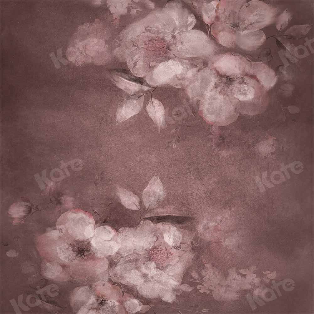 Kate Abstract Flower Backdrop Pink Oil Painting Texture Fine Art Floral Designed by GQ - Kate Backdrop AU