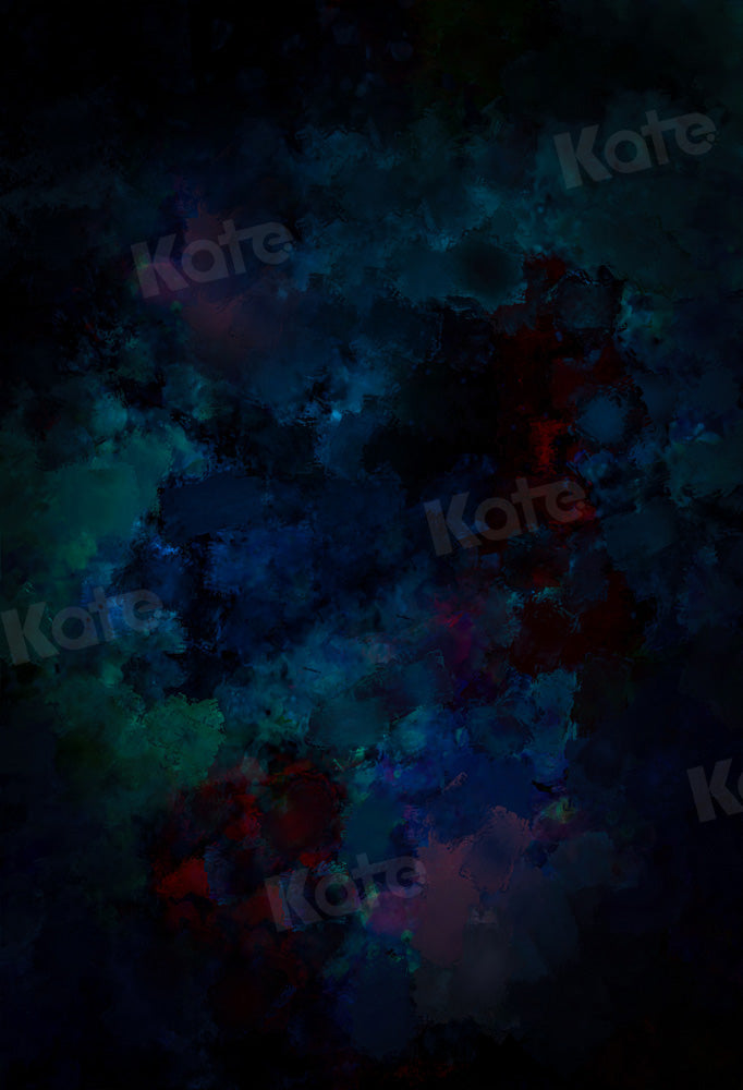 Kate Abstract Blue Green Red Blooming Backdrop Designed by Kate Image - Kate Backdrop AU