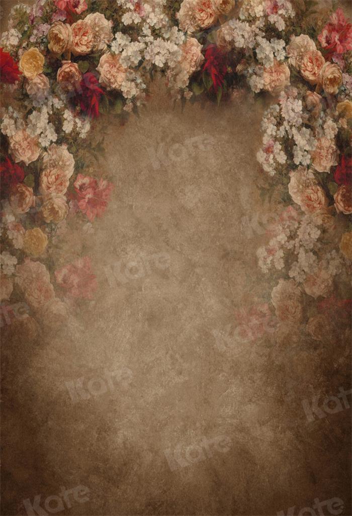 Kate Brown Abstract Floral Backdrop for Photography