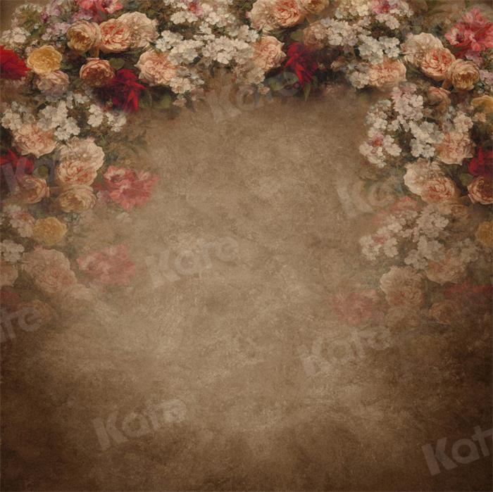 Kate Brown Abstract Floral Backdrop for Photography