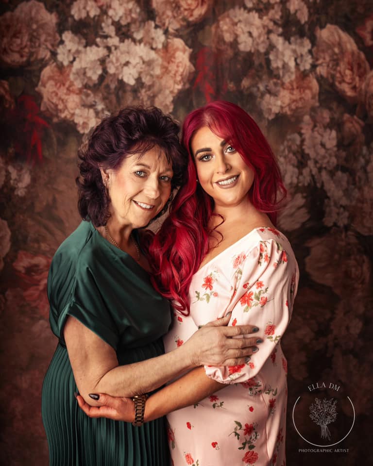 Kate Brown Abstract Floral Backdrop for Photography - Kate Backdrop AU