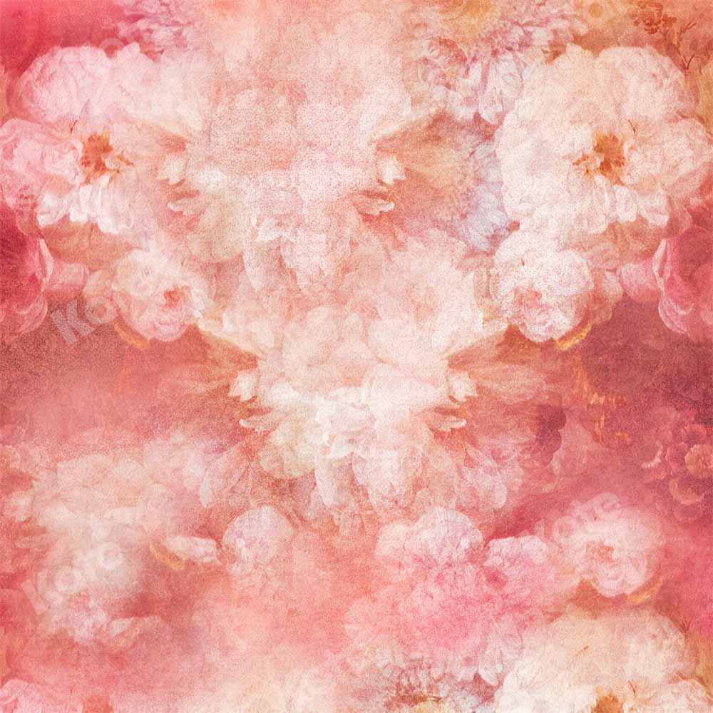 Kate Valentine's Day Texture Backdrop Floral Designed by GQ - Kate Backdrop AU