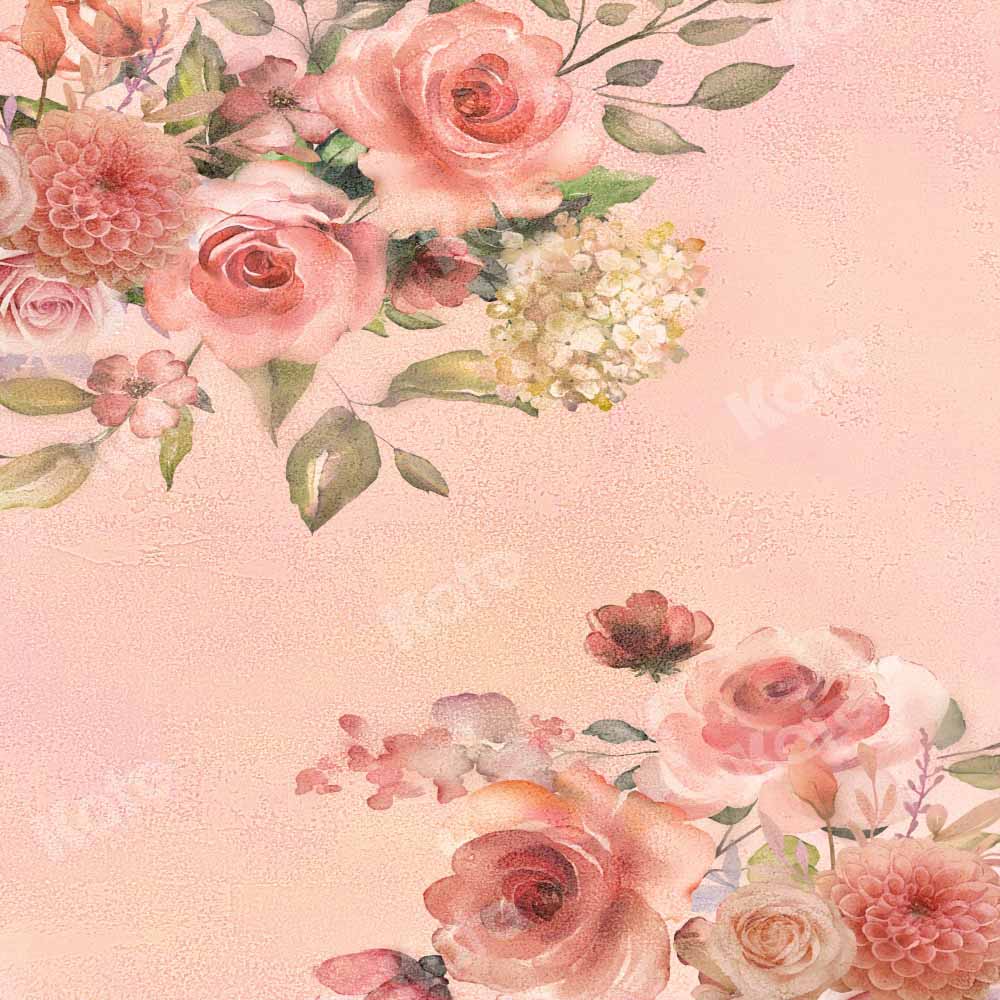 Kate Floral Vintage Backdrop Texture Abstract Designed by Chain Photography