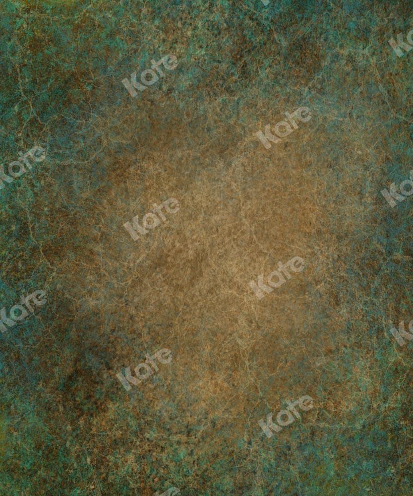 Kate Blue Abstract Texture Backdrop Brown Green Designed by Kate Image