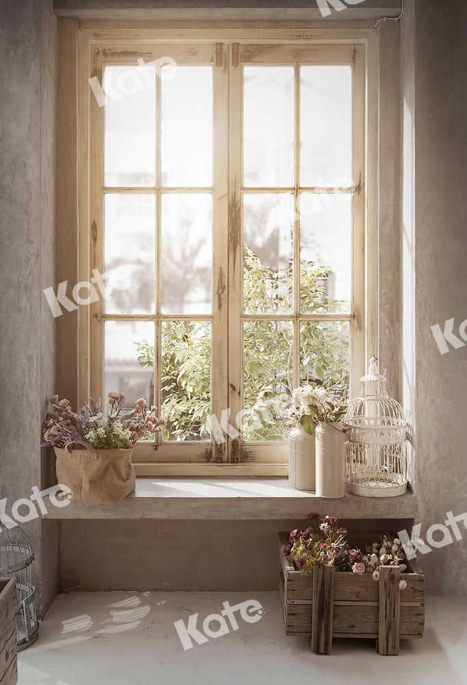 Kate Indoor Window Sunlight Backdrop Plant Designed by Emetselch - Kate Backdrop AU
