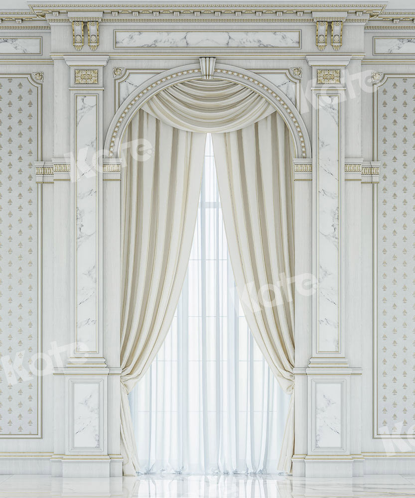 Kate White Vintage Window Backdrop Interior Designed by Uta Mueller Photography - Kate Backdrop AU