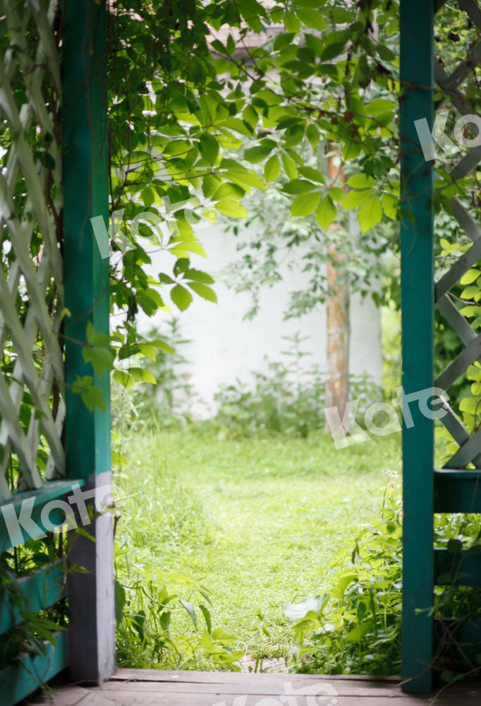 Kate Spring Green Plants Backdrop  Garden Designed by Emetselch