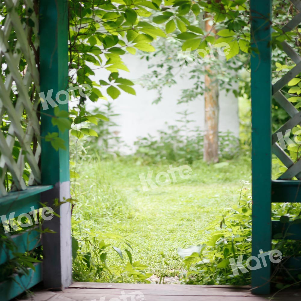 Kate Spring Green Plants Backdrop  Garden Designed by Emetselch