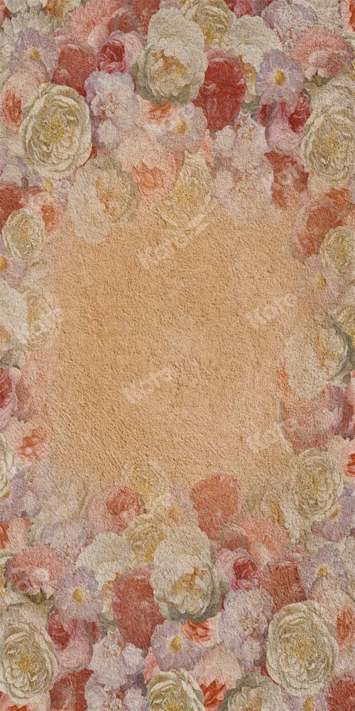 Kate Fine Art Backdrop Retro Floral Portrait Oil Painting Designed by Chain Photography - Kate Backdrop AU
