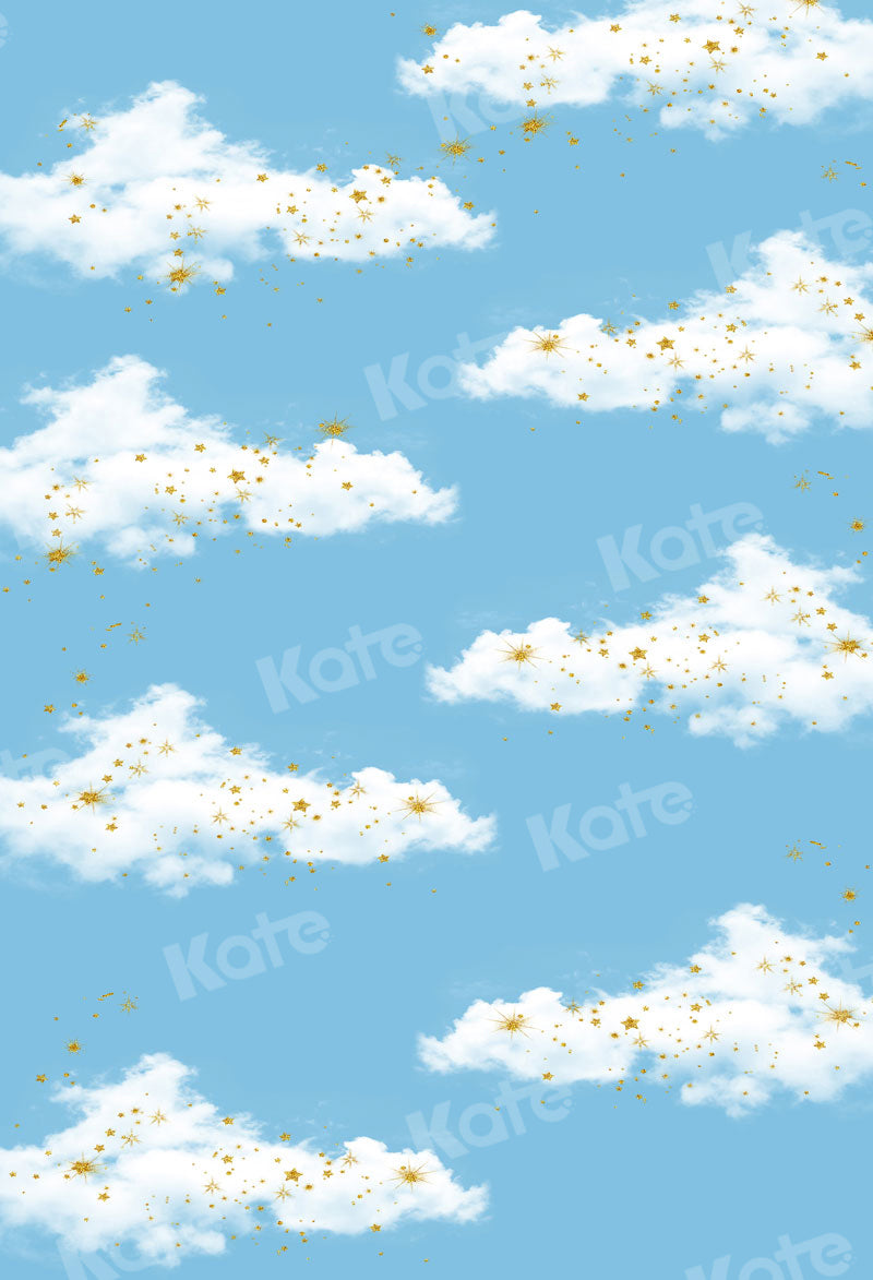 Kate Blue Sky White Clouds Backdrop for Photography