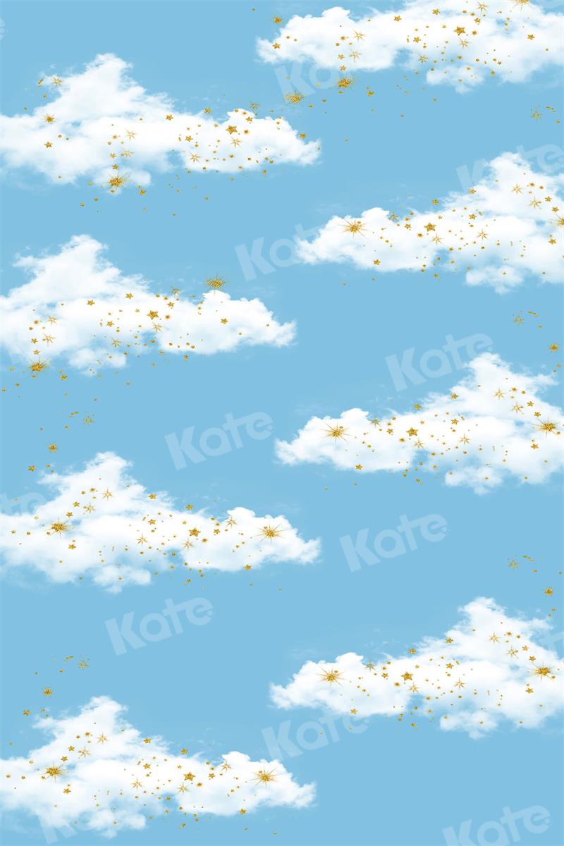 Kate Sweep Blue Sky Backdrop White Cloud Summer for Photography