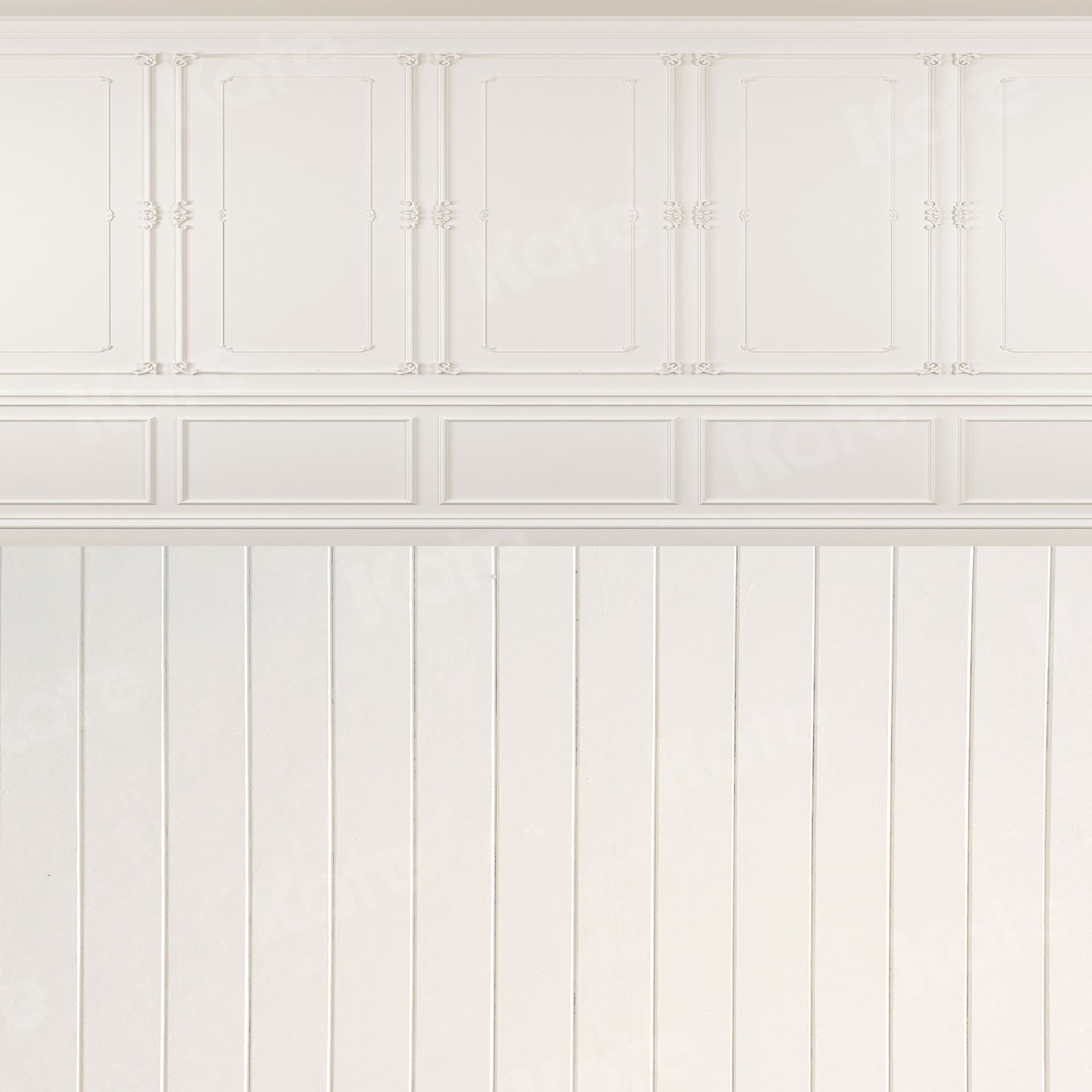 Kate Retro White Wall Wood Splicing Backdrop for Photography - Kate Backdrop AU