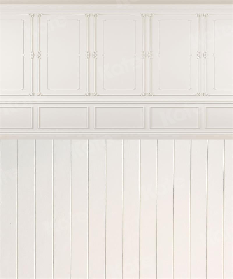 Kate Retro White Wall Wood Splicing Backdrop for Photography - Kate Backdrop AU