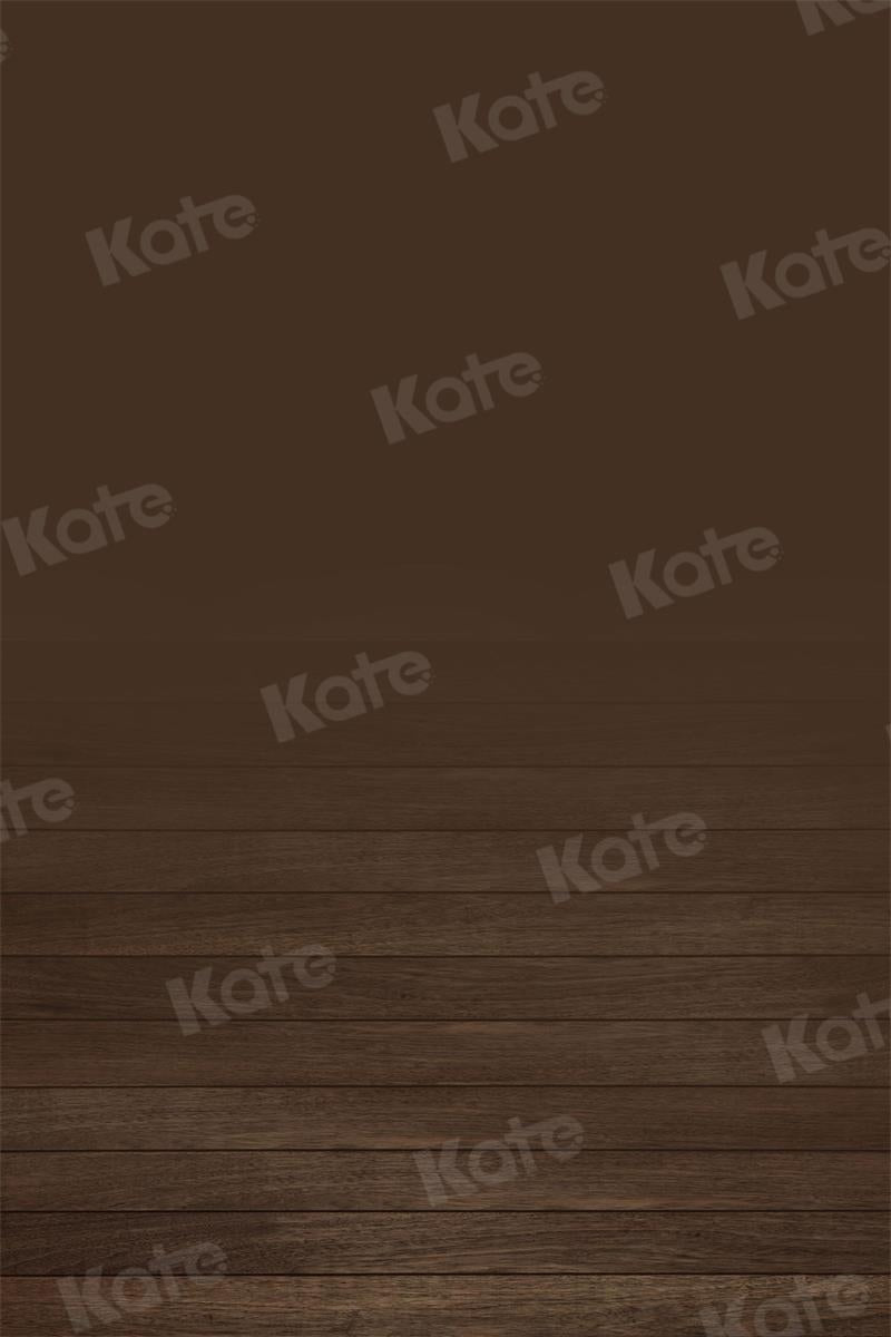 Kate Chocolate Abstract Backdrop Wood Plank Texture for Photography