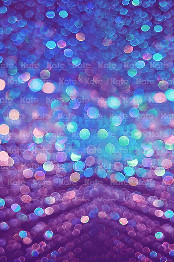 Kate Bokeh Purple Blue Backdrop Designed by Chain Photography