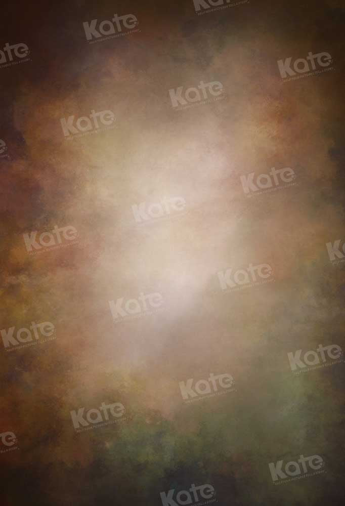 Kate Abstract Backdrop Film Brown mixed Green Designed by Chain Photography