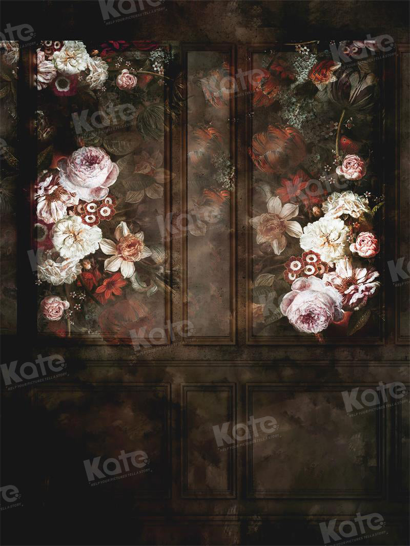 Kate Fine Art Retro Floral Wall Backdrop for Photography