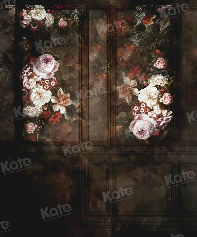 Kate Fine Art Retro Floral Wall Backdrop for Photography