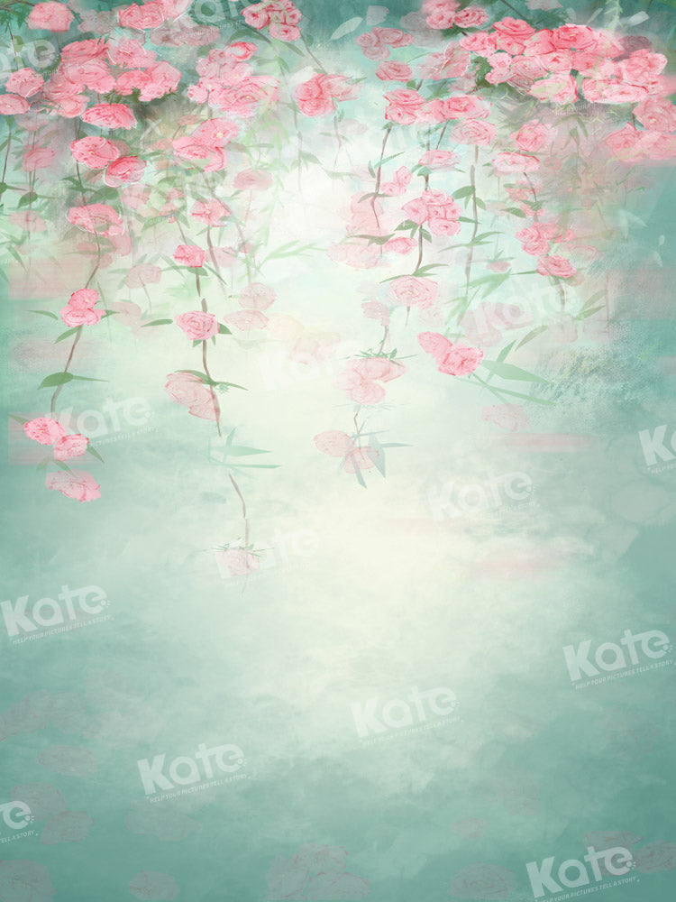Kate Green Fine Art Backdrop Flowers Hand Painted Designed by GQ - Kate Backdrop AU