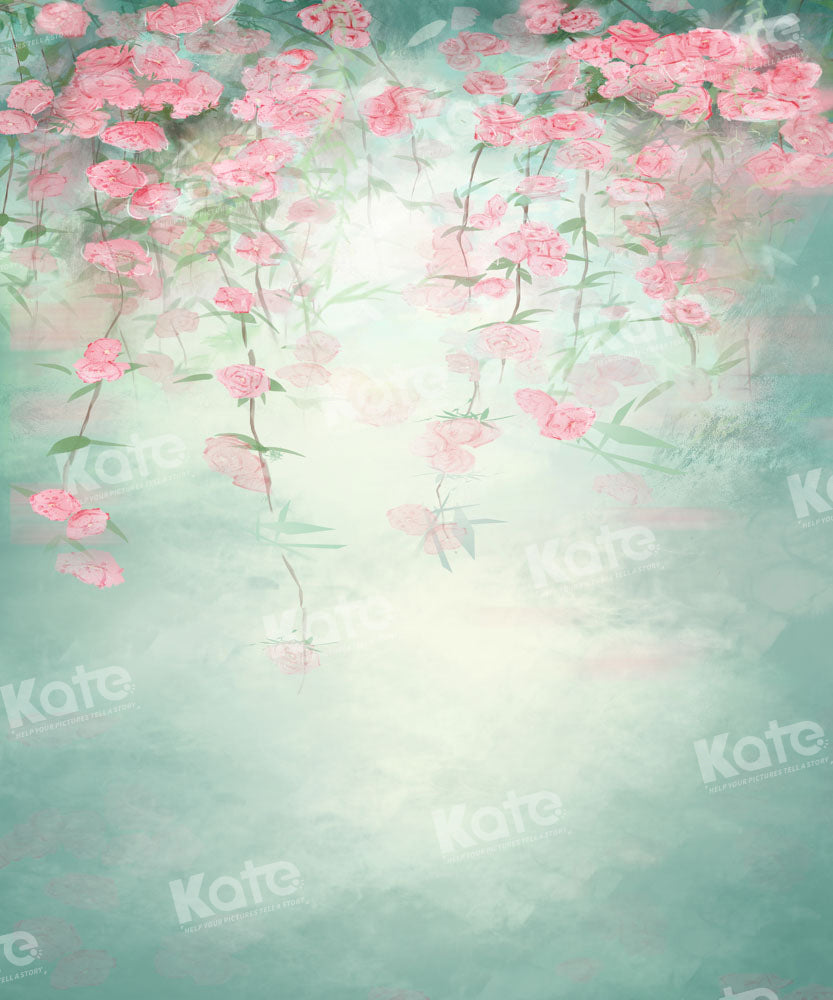 Kate Green Fine Art Backdrop Flowers Hand Painted Designed by GQ - Kate Backdrop AU