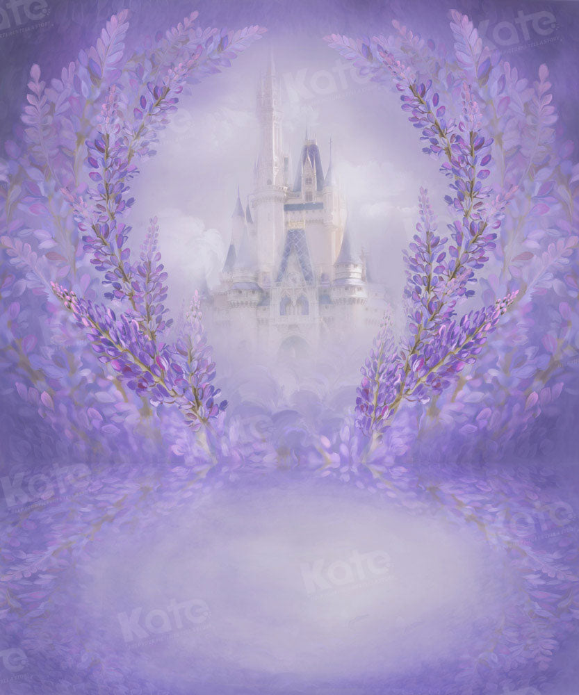 Kate Purple Castle Backdrop Fine Art Flowers Designed by GQ