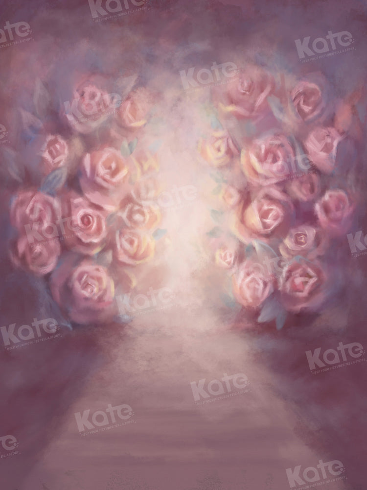 Kate Rose Vintage Flower Backdrop Fine Art Designed by GQ