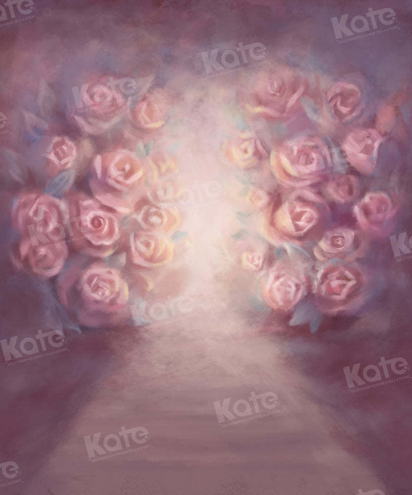 Kate Rose Vintage Flower Backdrop Fine Art Designed by GQ