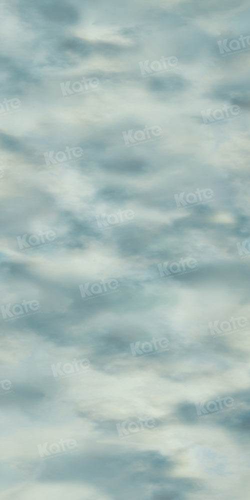 Kate Sweep Abstract Blue Grey Backdrop Sea of Clouds Designed by GQ