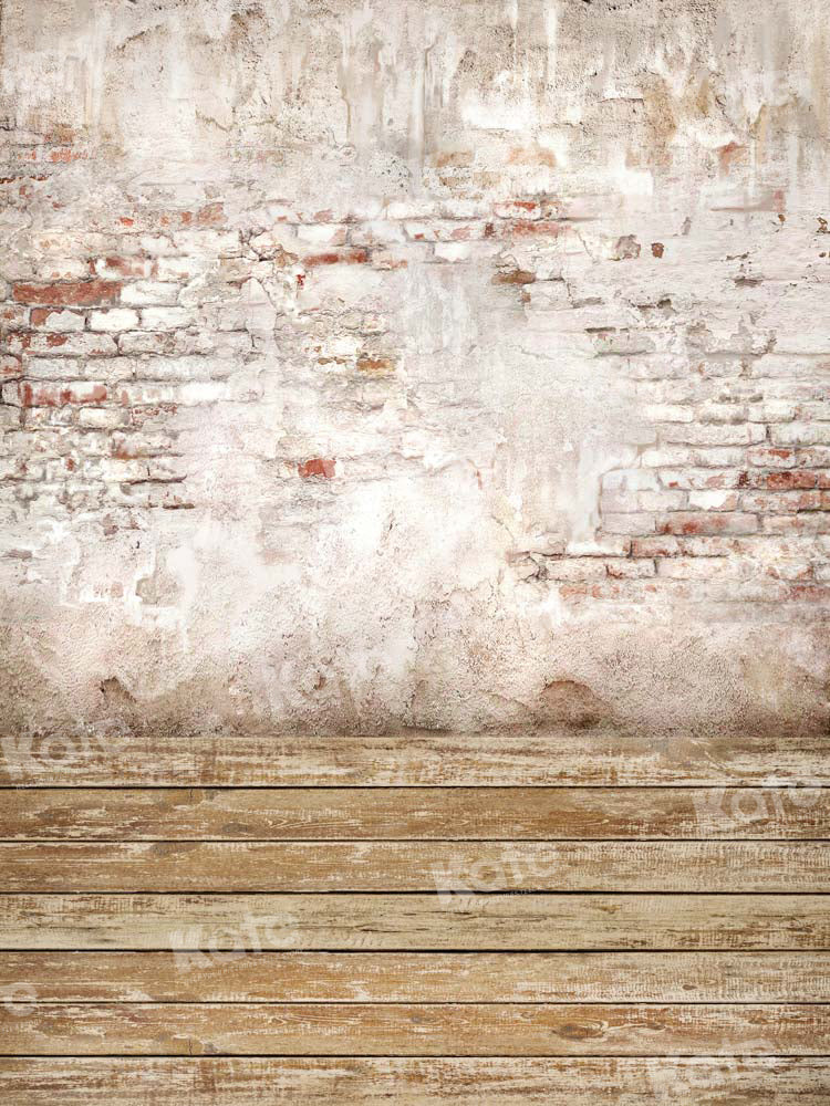 Kate Brick Wall Wood Splicing Backdrop Designed by Chain Photography - Kate Backdrop AU