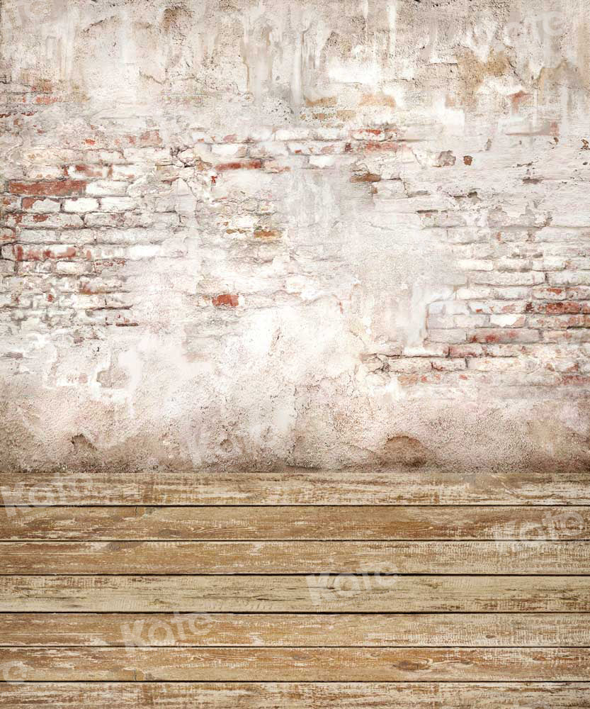 Kate Brick Wall Wood Splicing Backdrop Designed by Chain Photography - Kate Backdrop AU