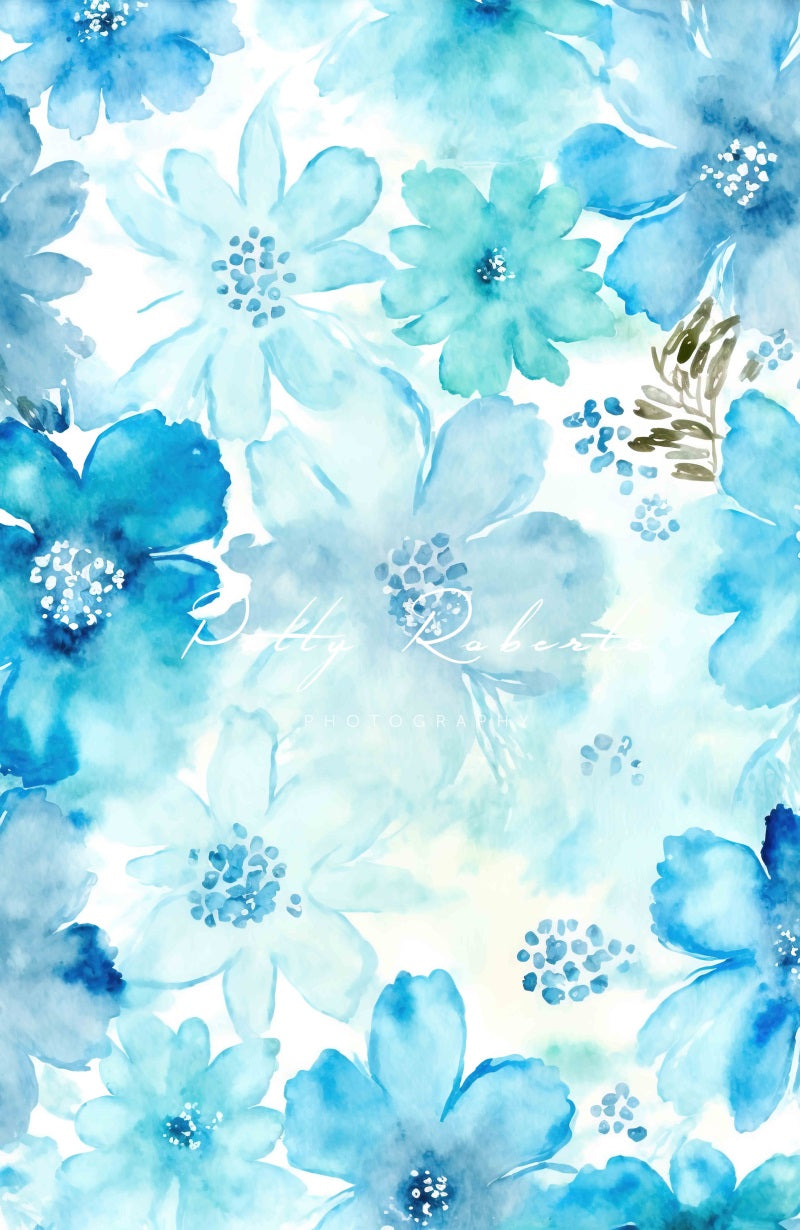 Kate Blue Spring Blue Backdrop Designed by Patty Robertss - Kate Backdrop AU