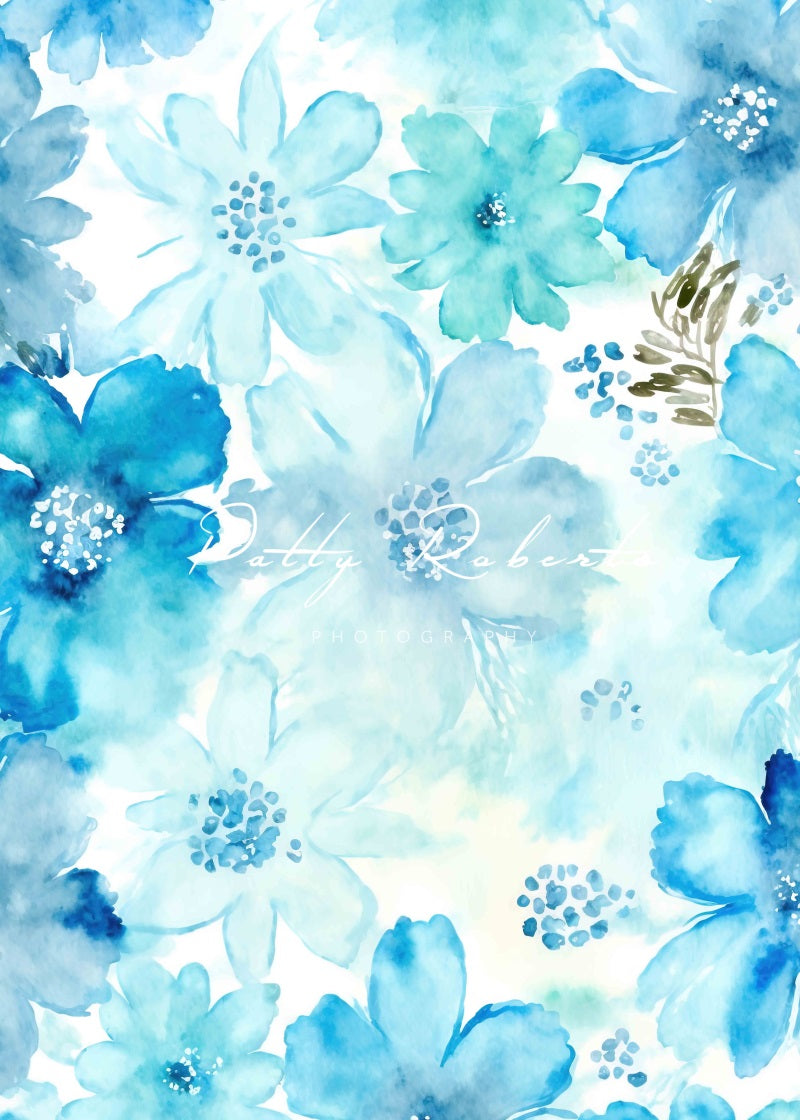 Kate Blue Spring Blue Backdrop Designed by Patty Roberts