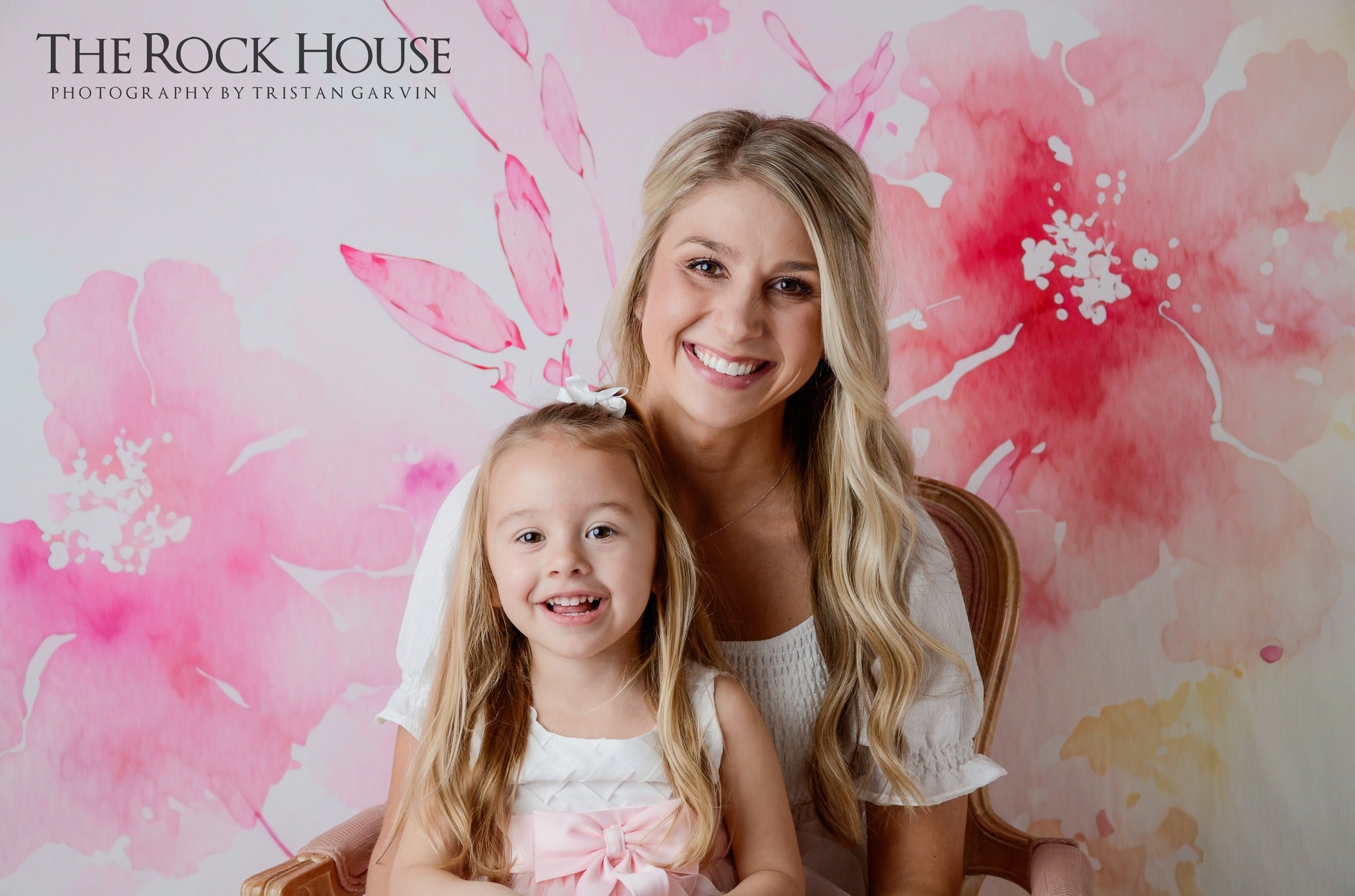 Kate Spring Pink Floral Blossoms Backdrop Designed by Patty Roberts