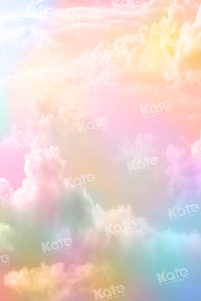 Kate Dreamy Clouds Color Sky Backdrop Designed by Chain Photography