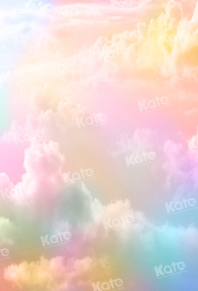 Kate Dreamy Clouds Color Sky Backdrop Designed by Chain Photography