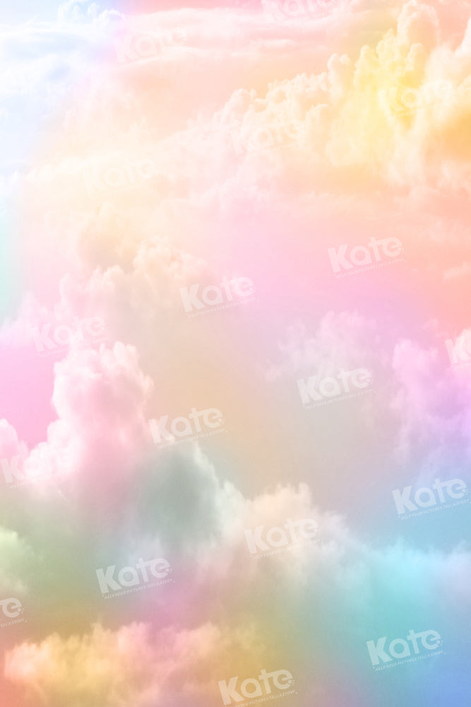 Kate Dreamy Clouds Color Sky Backdrop Designed by Chain Photography