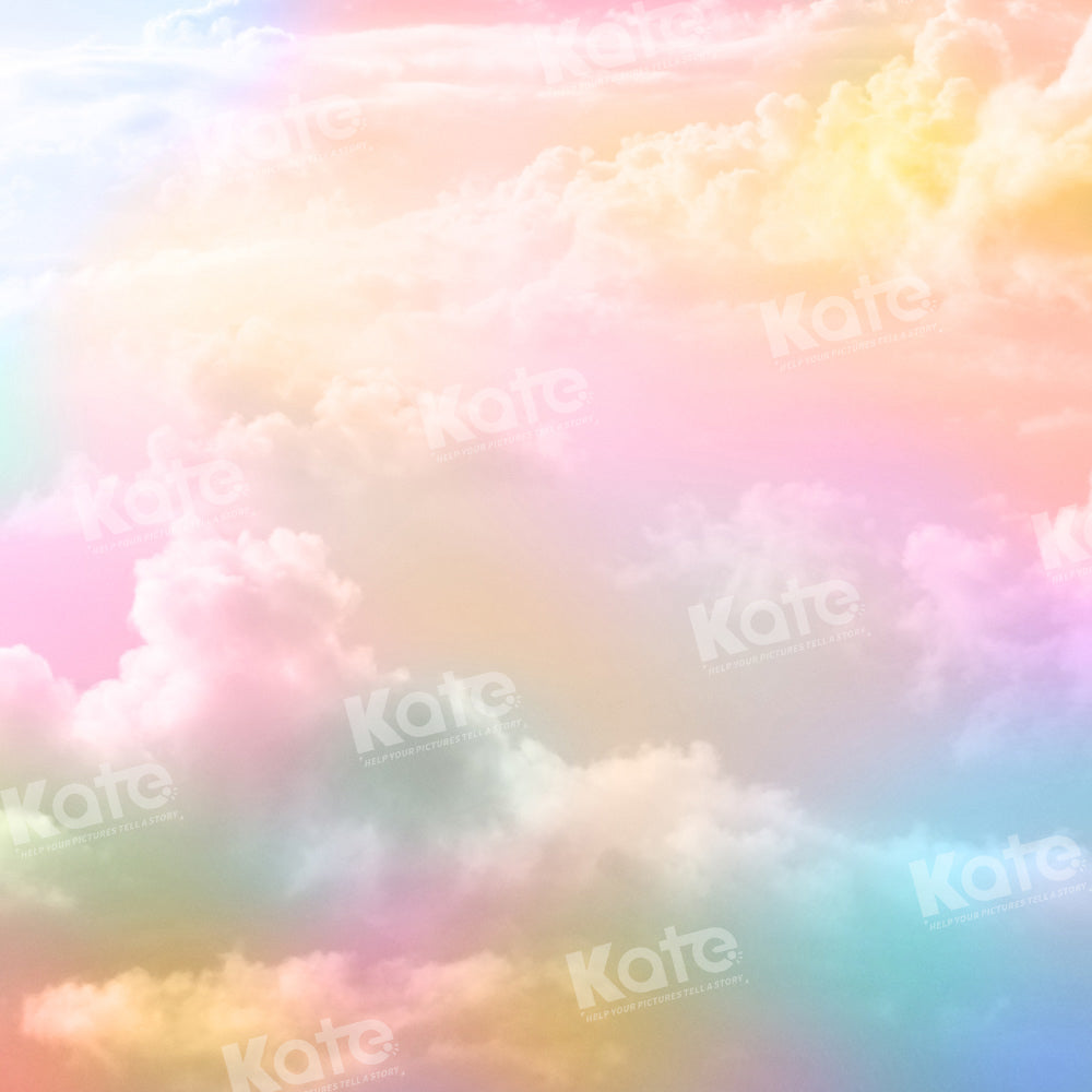 Kate Dreamy Clouds Color Sky Backdrop Designed by Chain Photography