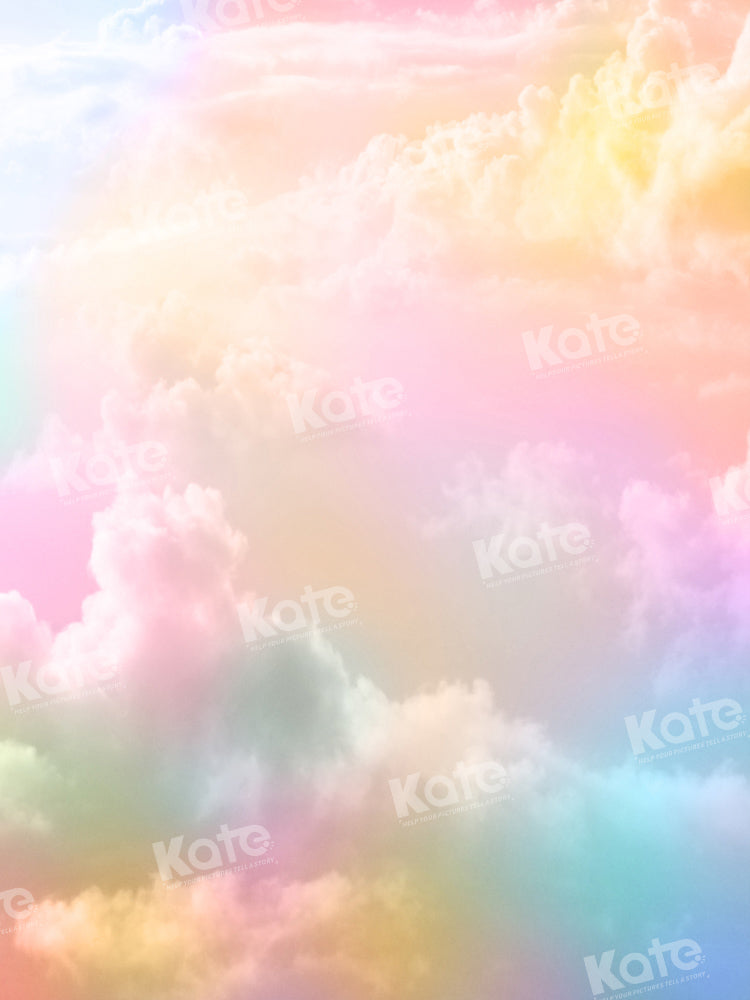 Kate Dreamy Clouds Color Sky Backdrop Designed by Chain Photography