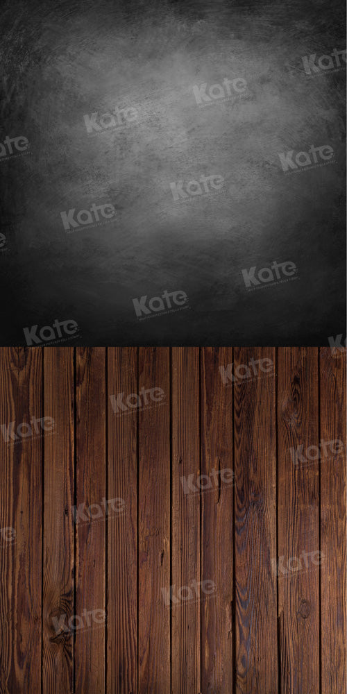 Kate Sweep Abstract Texture Backdrop Gray Wood Splicing Designed by Chain Photography
