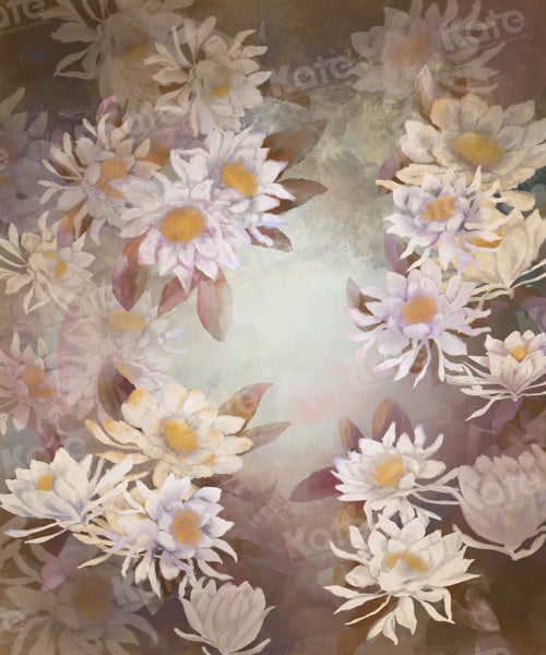 Kate Retro Abstract Flower Backdrop Portrait Designed by GQ - Kate Backdrop AU