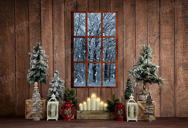 Kate Christmas Snowy Room Backdrop Designed by Emetselch